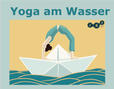 Flyer Yoga am Wasser